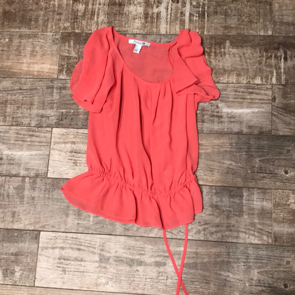 Coral shirt